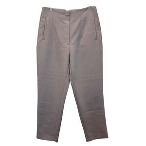 ZARA High Waisted L Trousers Dusty Pink Pants Workwear Chic Preppy Size Large